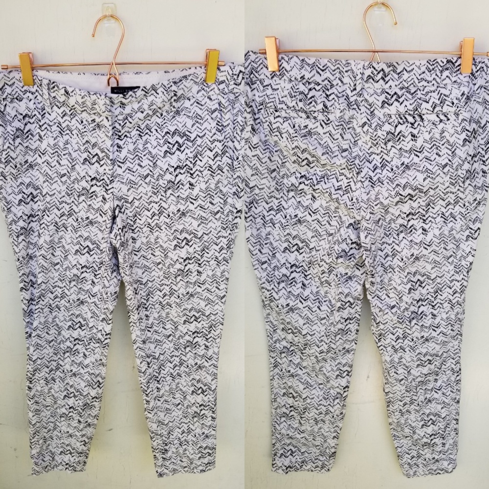 Willi Smith pants Black and White size 6